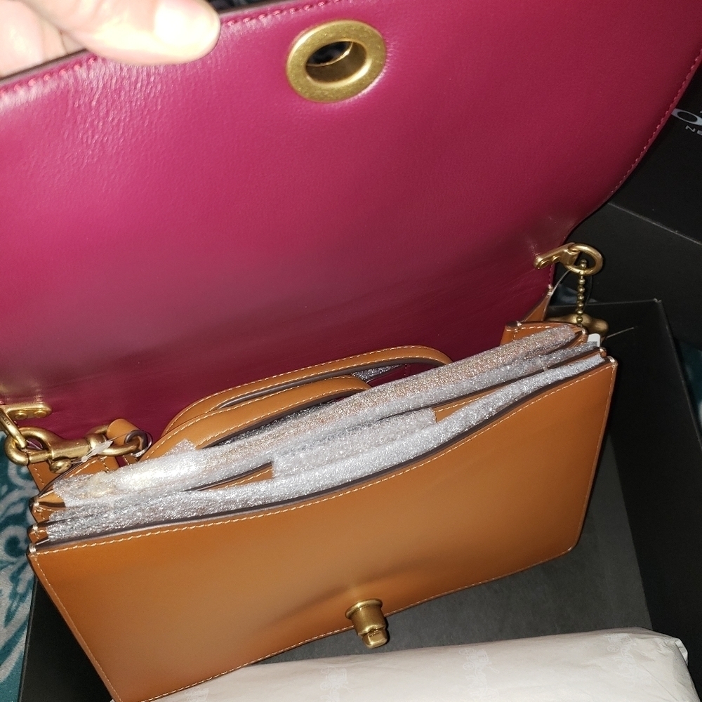 Authentic Coach Riley Rainbow Signature 🌈 Crossbody Brand New - Picture 6 of 6